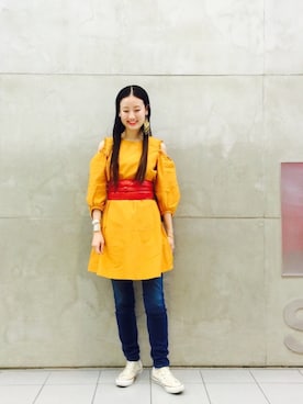 たてやんさん（レディース・168cm）の春コーディネート