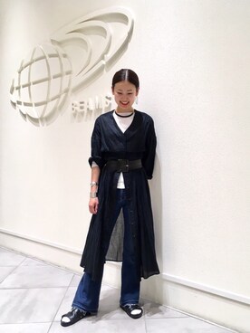 「Current/Elliott（カレントエリオット）のアイテム」を使った、たてやんさん（レディース・168cm）の春コーディネート