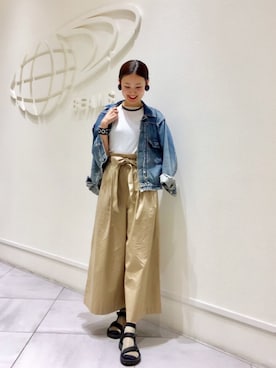 たてやんさん（レディース・168cm）の春コーディネート