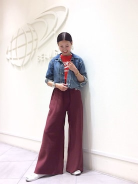 たてやんさん（レディース・168cm）の秋コーディネート