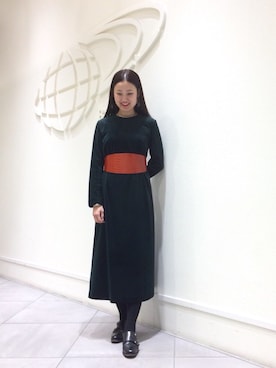 「mame（マメ）のアイテム」を使った、たてやんさん（レディース・168cm）の冬コーディネート