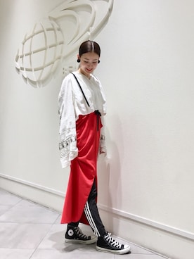 「beautiful people」｜たてやんさん（レディース・168cm）の夏コーディネート