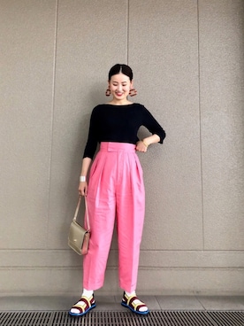 「MARNI（マルニ）のアイテム」を使った、たてやんさん（レディース・168cm）の夏コーディネート