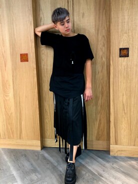 「Ray（レイ）のアイテム」を使った、Ryan Zhouさん（メンズ・175cm）の秋コーディネート