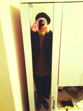 まるさん（メンズ・179cm）の冬コーディネート