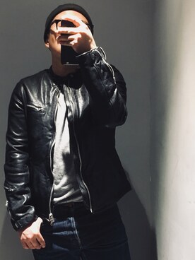 「fitting room」｜Chris Lさん（メンズ・173cm）の冬コーディネート