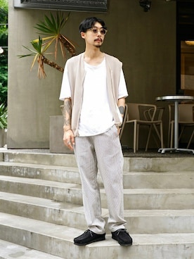 タカハシ ヒロキさん（メンズ・173cm）の夏コーディネート