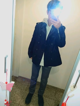 「Lee Cooper（リークーパー）のアイテム（ジャケット/アウター）」を使った、KAKEIさん（メンズ・168cm）の冬コーディネート