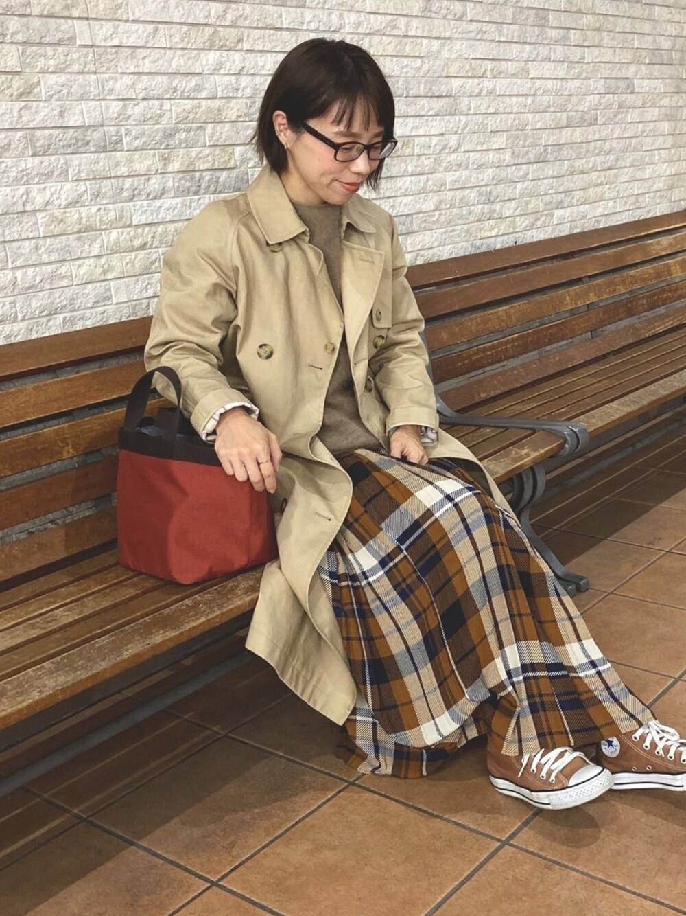 Spick & Span（スピックアンドスパン）の「チェックプリーツ