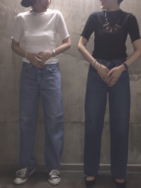 「SOMETHING（サムシング）のアイテム」を使った、ジ マさん（レディース・162cm）の夏コーディネート