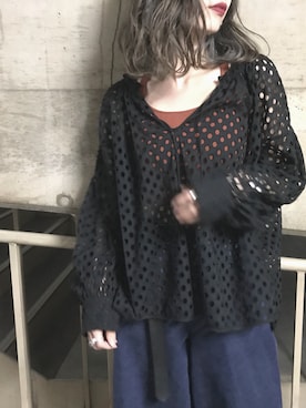 「arron（アローン）のアイテム」を使った、ジ マさん（レディース・162cm）の春コーディネート