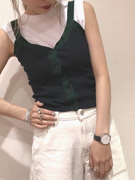 「SOMETHING（サムシング）のアイテム」を使った、ジ マさん（レディース・162cm）の夏コーディネート