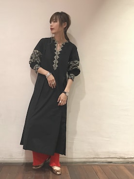 「DEMYLEE（デミリー）のアイテム」を使った、ジ マさん（レディース・162cm）の夏コーディネート