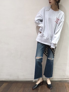 「Big John（ビッグジョン）のアイテム」を使った、ジ マさん（レディース・162cm）の秋コーディネート