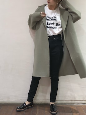 「Big John（ビッグジョン）のアイテム」を使った、ジ マさん（レディース・162cm）の冬コーディネート