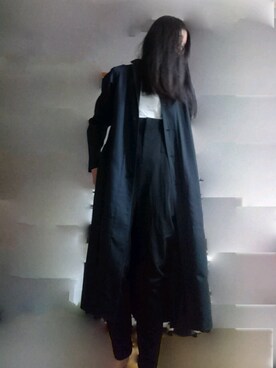 「ジェンダーレス部」｜「アイテム（トレンチコート）」を使った、圭さん（レディース・174cm）の春コーディネート