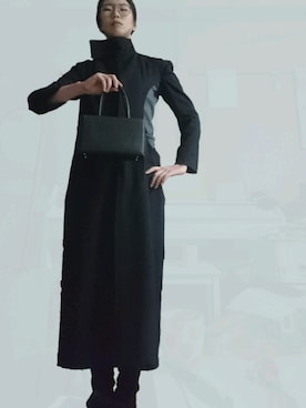 「Yohji Yamamoto（ヨウジヤマモト）のアイテム（その他アウター）」を使った、圭さん（レディース・174cm）の春コーディネート