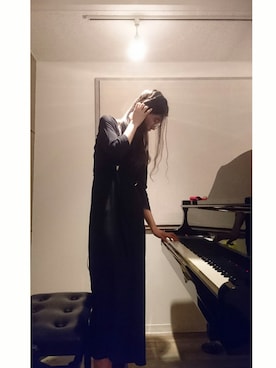 「Y's（ワイズ）のアイテム（サロペット/オーバーオール）」を使った、圭さん（レディース・174cm）の夏コーディネート