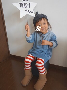 SAHOさん（キッズ・90cm）の秋コーディネート