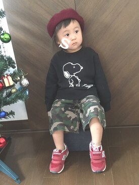 SAHOさん(キッズ・90cm)の冬コーディネート