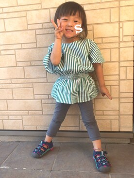 SAHOさん（キッズ・90cm）の夏コーディネート