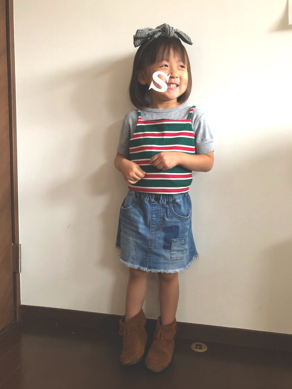 SAHOさんの（韓国子供服）を使ったコーディネートの1枚目の写真