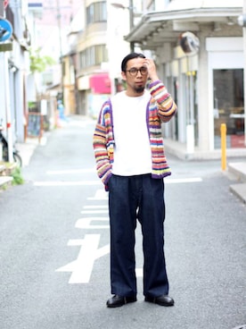 「MASTER&Co（マスターアンドコー）のアイテム（パンツ）」を使った、shigeさん（メンズ・170cm）の夏コーディネート
