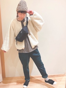 koeda𖡼.𖤣𖥧さん（レディース・158cm）の秋コーディネート
