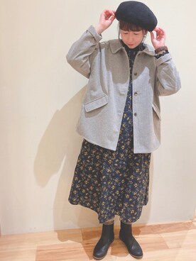 koeda𖡼.𖤣𖥧さん(レディース・158cm)の秋コーディネート