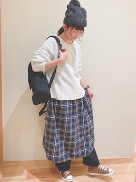 koeda𖡼.𖤣𖥧さん（レディース・158cm）の秋コーディネート