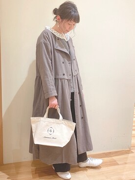 koeda𖡼.𖤣𖥧さん（レディース・158cm）の冬コーディネート