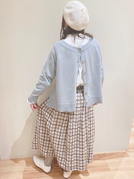 koeda𖡼.𖤣𖥧さん（レディース・158cm）の冬コーディネート