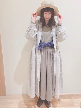 「Samansa Mos2 blue」｜「アイテム（財布/小物）」を使った、koeda𖡼.𖤣𖥧さん（レディース・158cm）の冬コーディネート