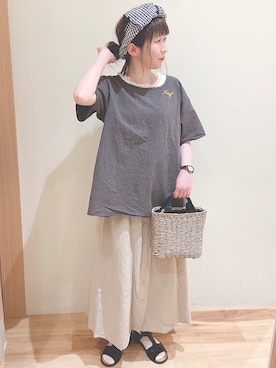 koeda𖡼.𖤣𖥧さん（レディース・158cm）の夏コーディネート