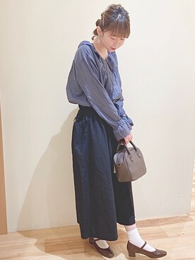 koeda𖡼.𖤣𖥧さん（レディース・158cm）の秋コーディネート