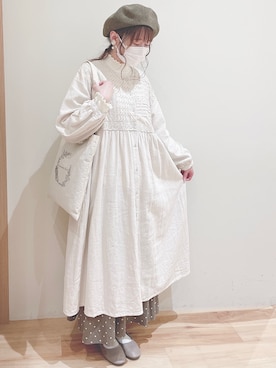 koeda𖡼.𖤣𖥧さん（レディース・158cm）の冬コーディネート