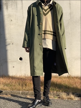 「大学生コーデ」｜「アイテム（その他アウター）」を使った、KAIT😊さん（メンズ・178cm）の冬コーディネート