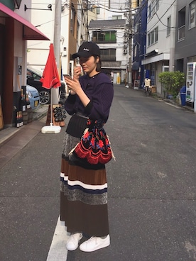 金子真由美さんのコーディネート