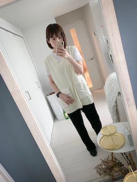 森山ひかるさん（レディース・165cm）の秋コーディネート