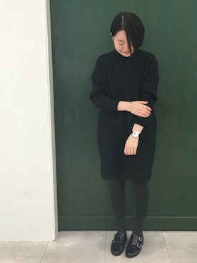 「TRIWA（トリワ）のアイテム」を使った、NORDICFeeling 新宿店スタッフさん（レディース・152cm）の冬コーディネート