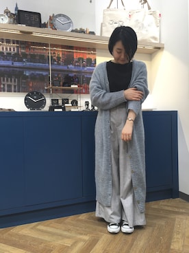 「BERING（ベーリング）のアイテム」を使った、NORDICFeeling 新宿店スタッフさん（レディース・152cm）の春コーディネート