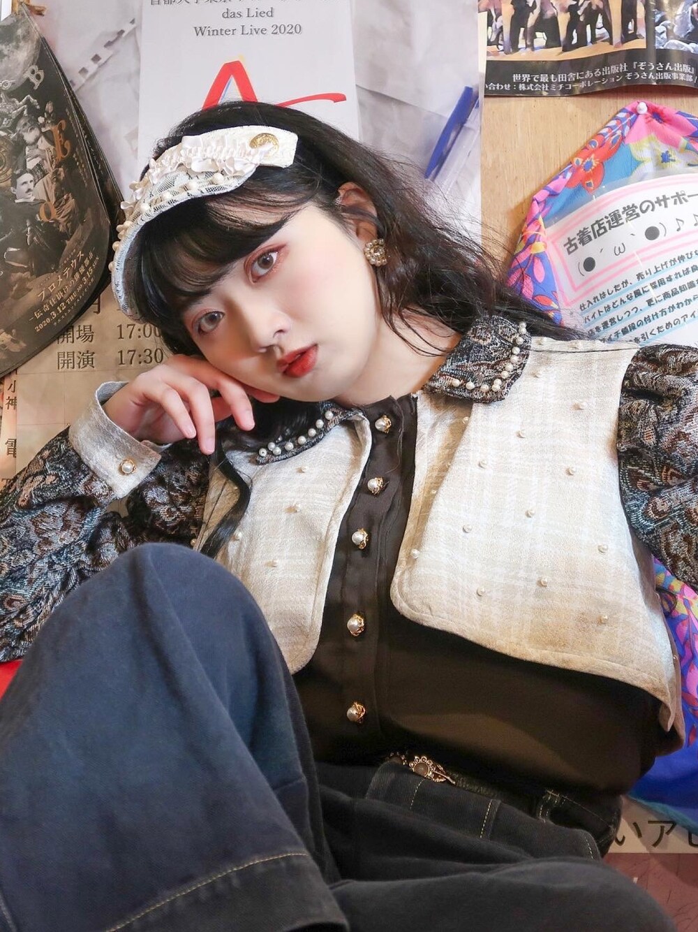 「おしゃれさんと繋がりたい、コーディネート、ワイドパンツ」｜「Ray BEAMSのアイテム（チノパンツ、ブルー系）」を使った、Mojoさん（レディース・160cm）の夏コーディネートの1枚目の写真