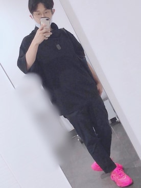 「TAKEO KIKUCHI（タケオキクチ）のアイテム（スウェット）」を使った、ほーりーさん（メンズ・170cm）の秋コーディネート