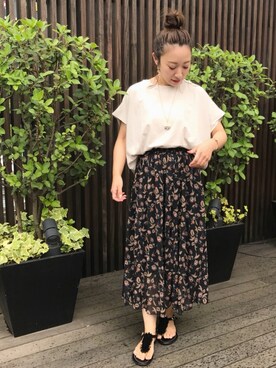 「ラボラトリーワーク(laboratory work)」｜★suzuyukiさん（レディース・151cm）の夏コーディネート