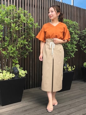 ★suzuyukiさん（レディース・151cm）の夏コーディネート