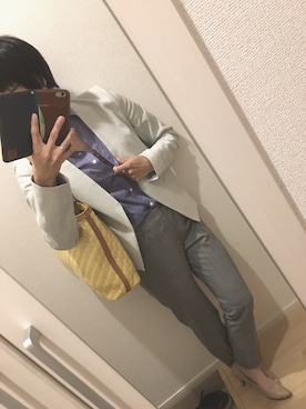 A(￣▽￣)Aさん（レディース・154cm）の春コーディネート