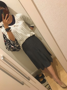 A( ̄▽ ̄)Aさん(レディース・154cm)の夏コーディネート