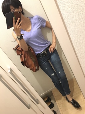 A(￣▽￣)Aさん（レディース・154cm）の夏コーディネート