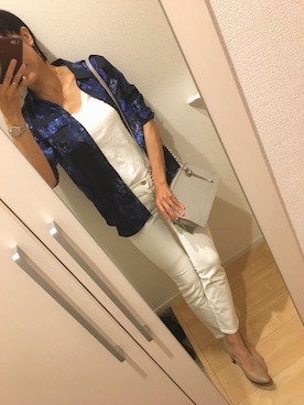 「SIENA（シエナ）のアイテム」を使った、A(￣▽￣)Aさん（レディース・154cm）の夏コーディネート