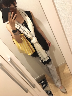 「SIENA（シエナ）のアイテム」を使った、A(￣▽￣)Aさん（レディース・154cm）の夏コーディネート